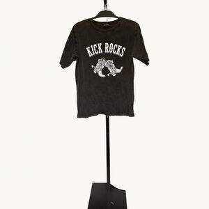 Kick Rocks Black Short Sleeve Tee